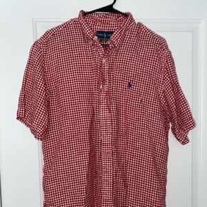 Polo Ralph Lauren Red/White Checked Button down